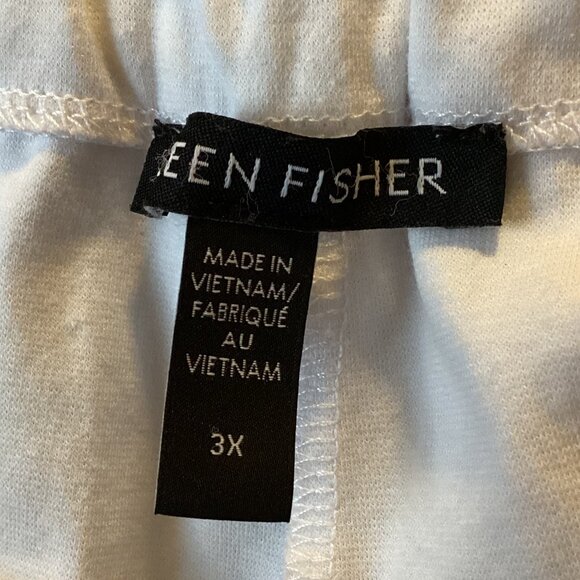 Eileen Fisher Women's White Wide Leg Lounge Sweatpants Pants Size 3X Casual - Picture 7 of 8